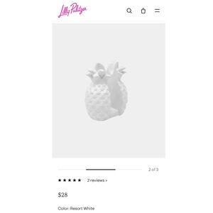 Lilly Pulitzer Napkin Dispenser With Scalloped Cocktail Napkins